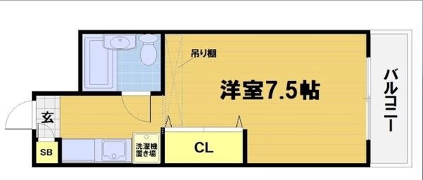 ヤングヴィレッジ嵯峨の物件間取画像